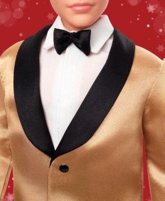 Barbie Signature 2025 Holiday KEN Doll - Platinum Blonde Hair