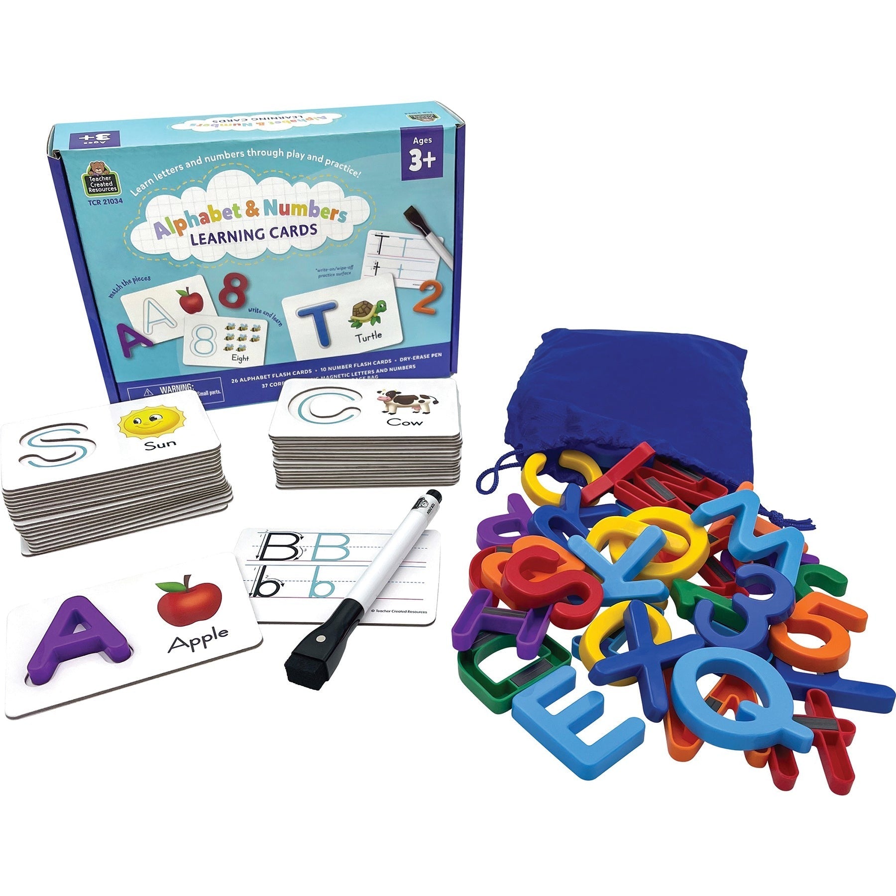 Teacher Created Resources Alphabet & Numbers Magnetic Learning Set