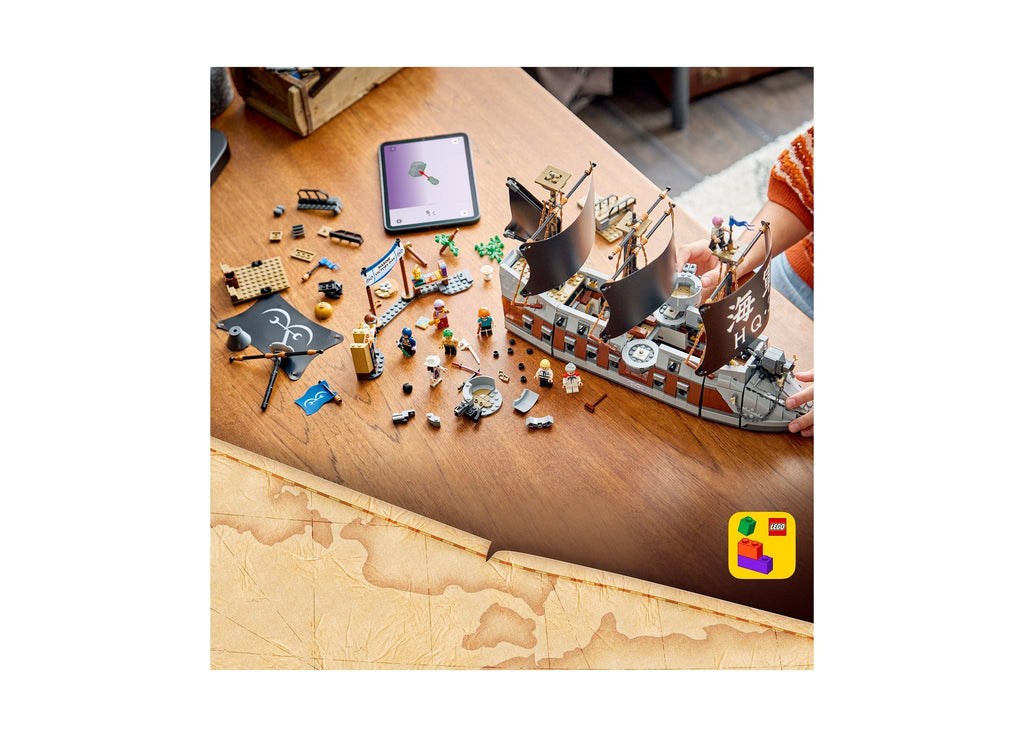 LEGO One Piece Garp's Marine Battleship 1,705-Piece Building Set