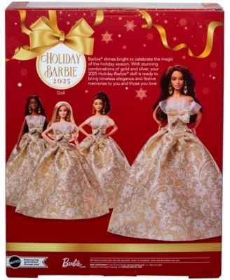 Barbie 2025 Holiday Fashion Doll - Dark Brown Hair