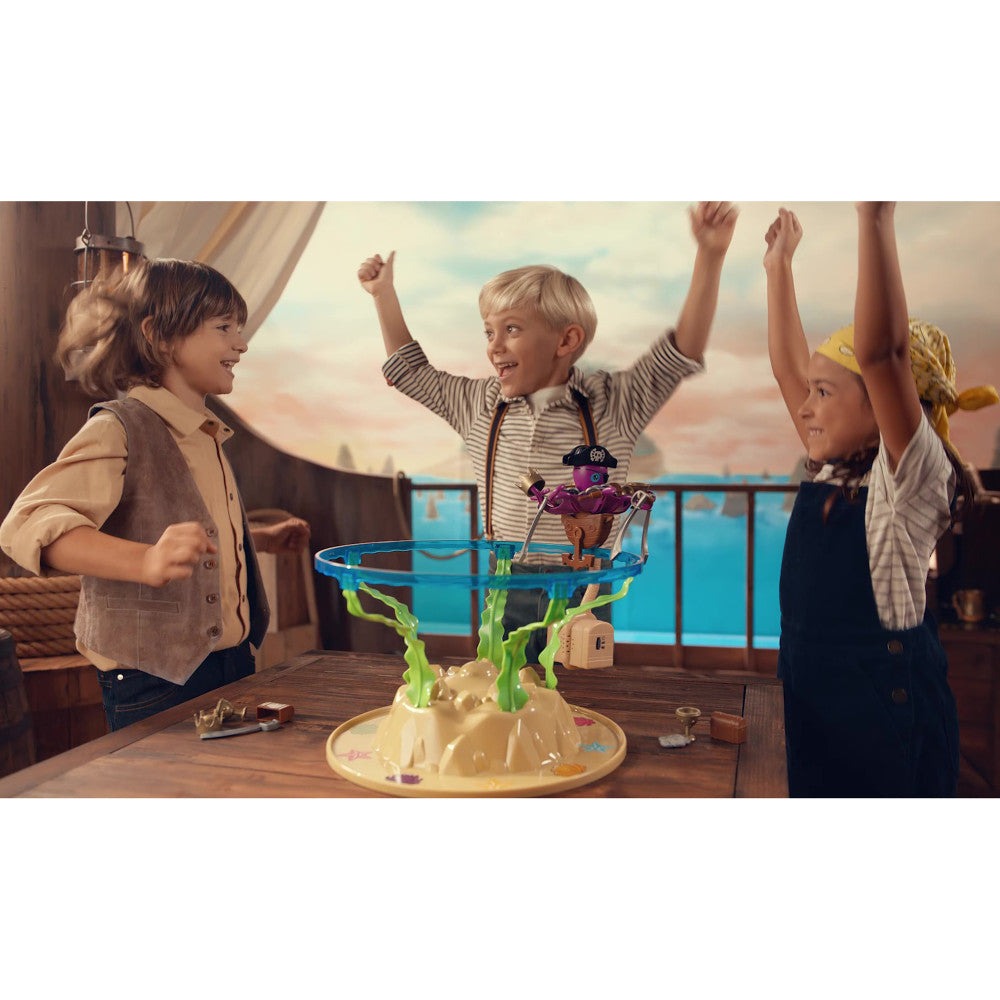 Captain Octo Pirate Treasure Board Game by Ambassador Games for Kids, Ages 4+, 2-4 Players