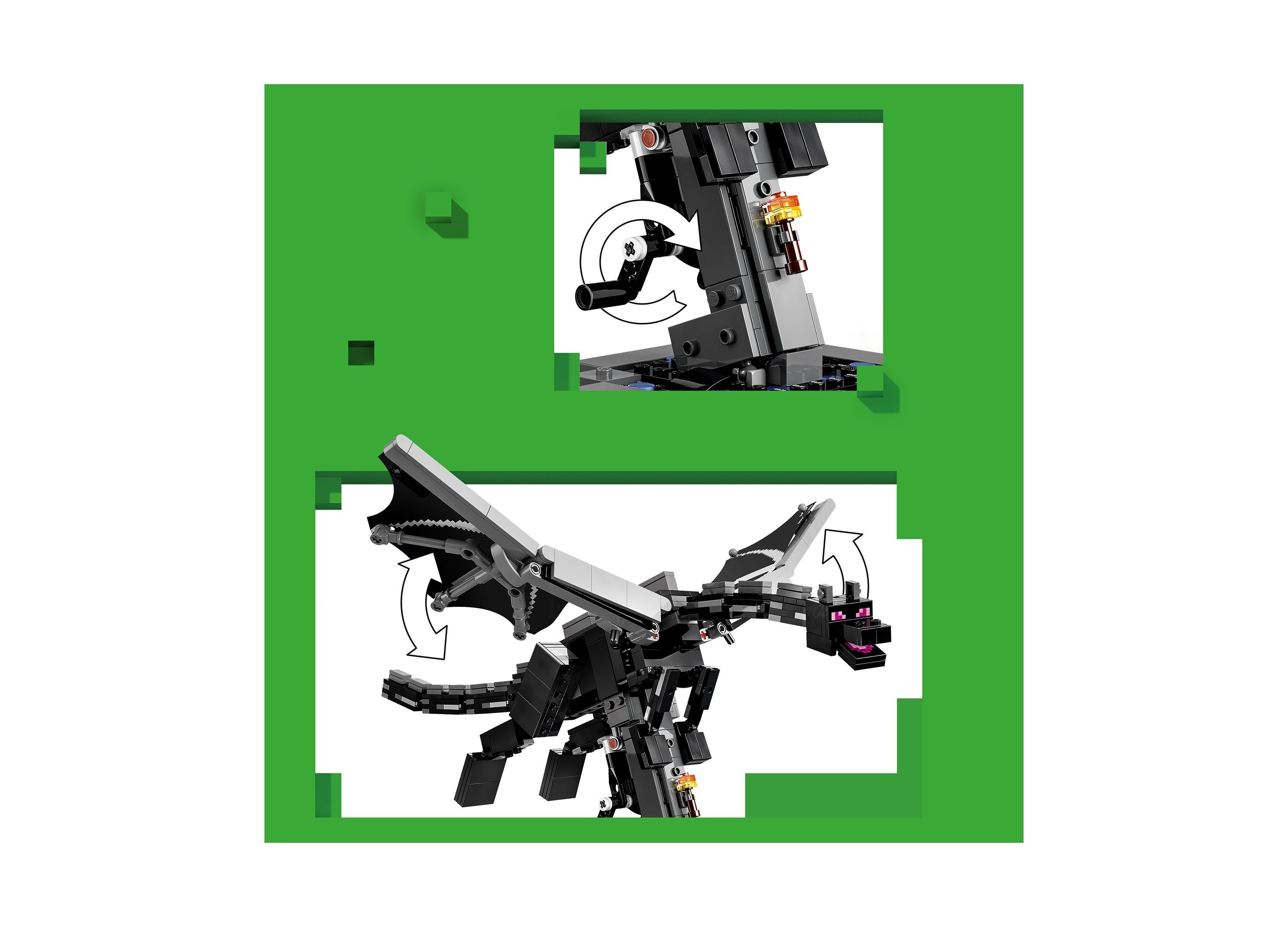 LEGO Minecraft The Ender Dragon 710-Piece Building Set