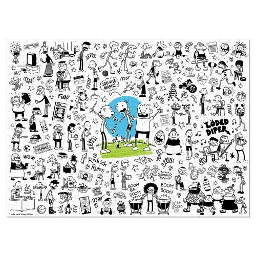 Diary of a Wimpy Kid Class Characters Jigsaw Puzzle - 500 pc