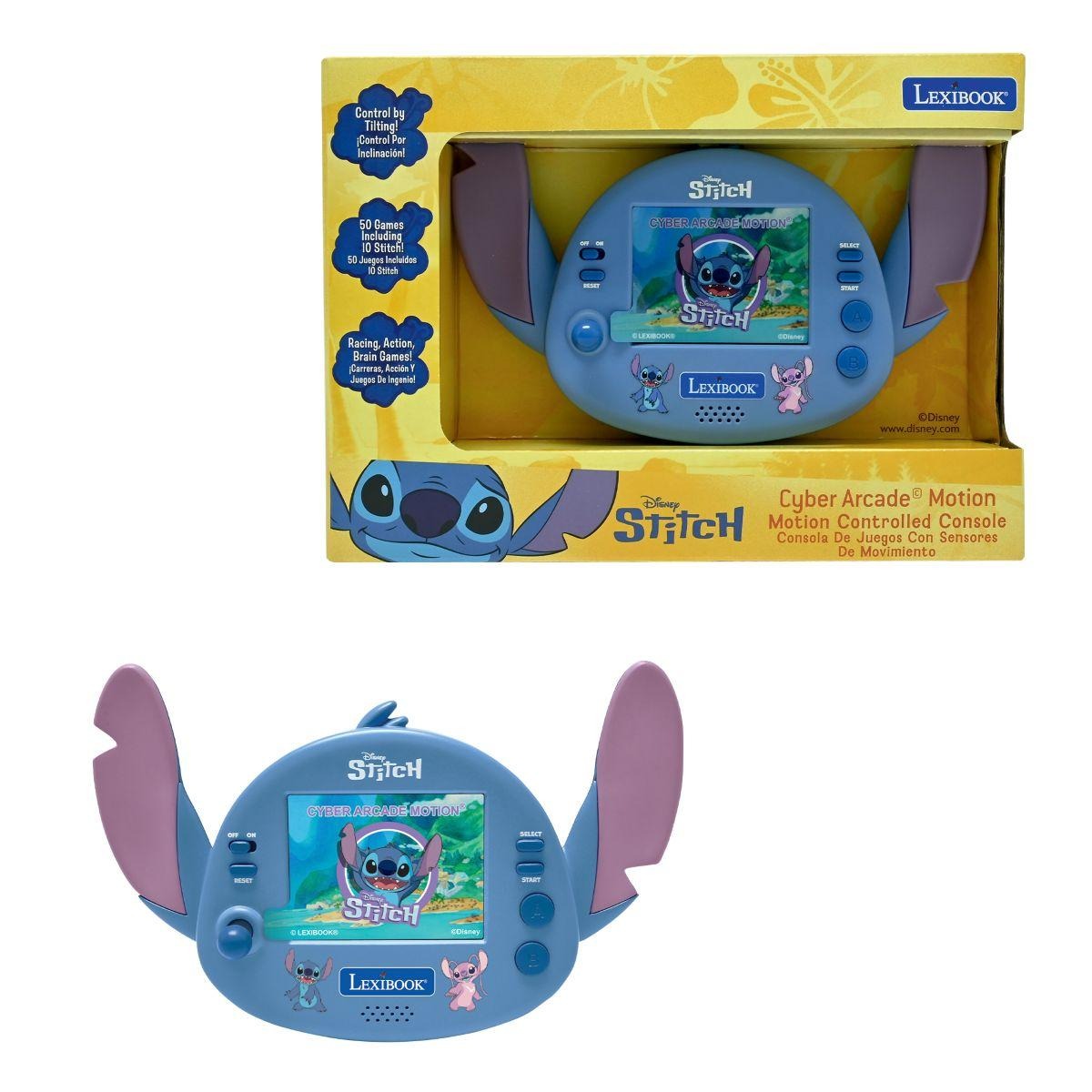 Disney Stitch Cyber Arcade Motion Console with Gesture Control and 50 Games