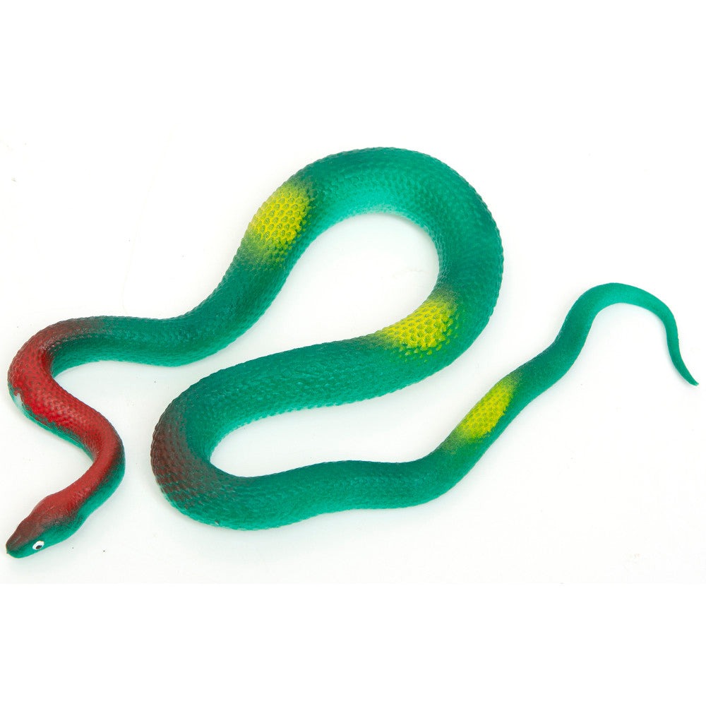 Boley Colorful 19-Inch Lifelike Rubber Snakes - 8 Pack