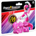 Power Rangers RPG Pink 8-Piece Custom Dice Set with Power Coin