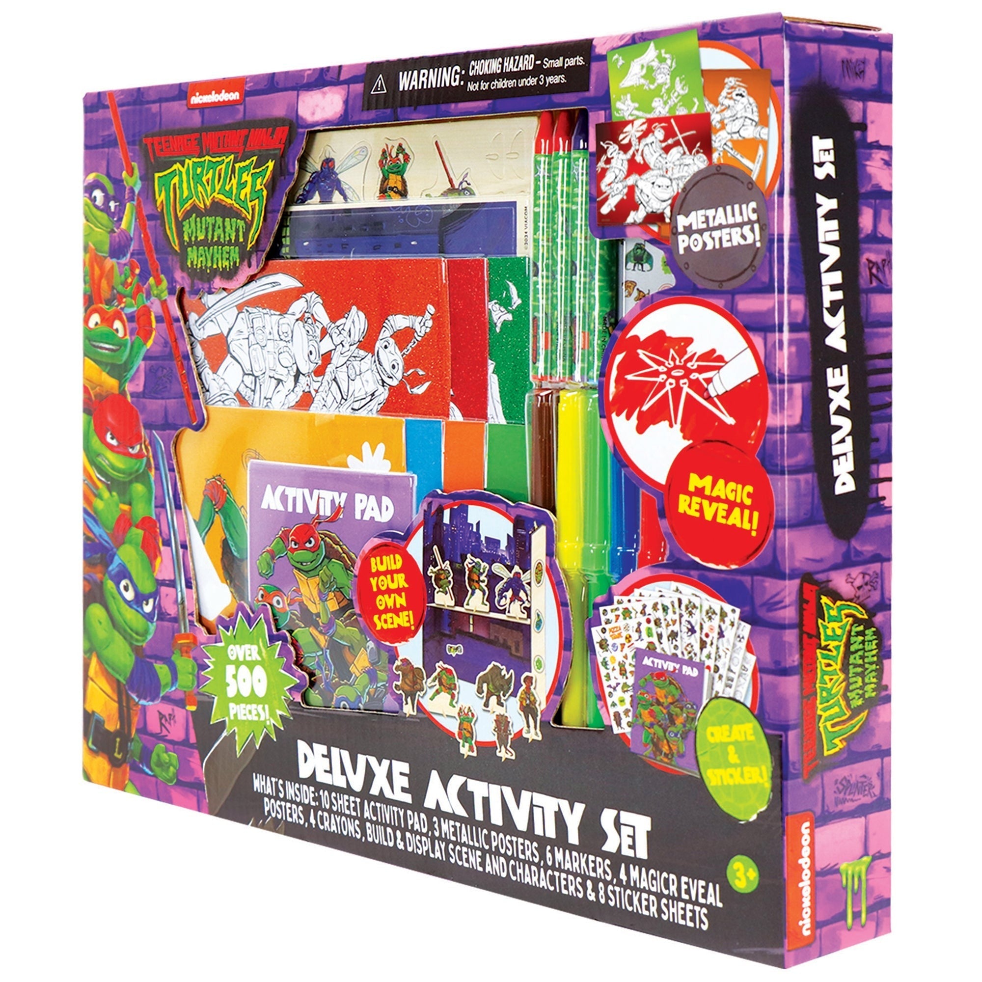 TMNT Mutant Mayhem Deluxe Activity Set With Over 500 Pieces