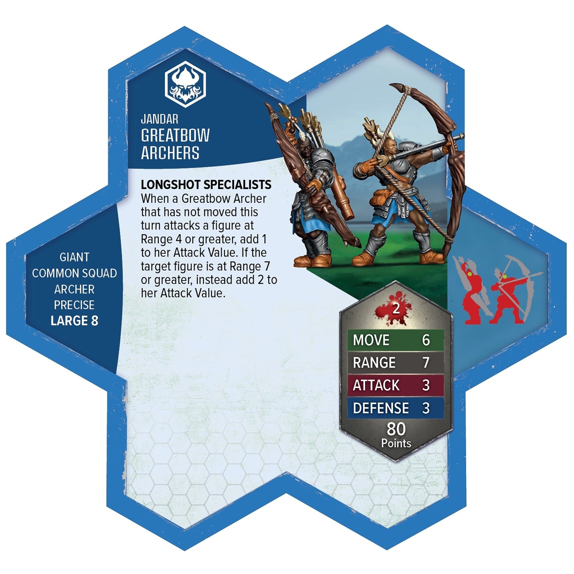 Heroscape Greatbow Archers & Scions Of Icaria Army Expansion - 5 Assembled Unpainted Miniatures