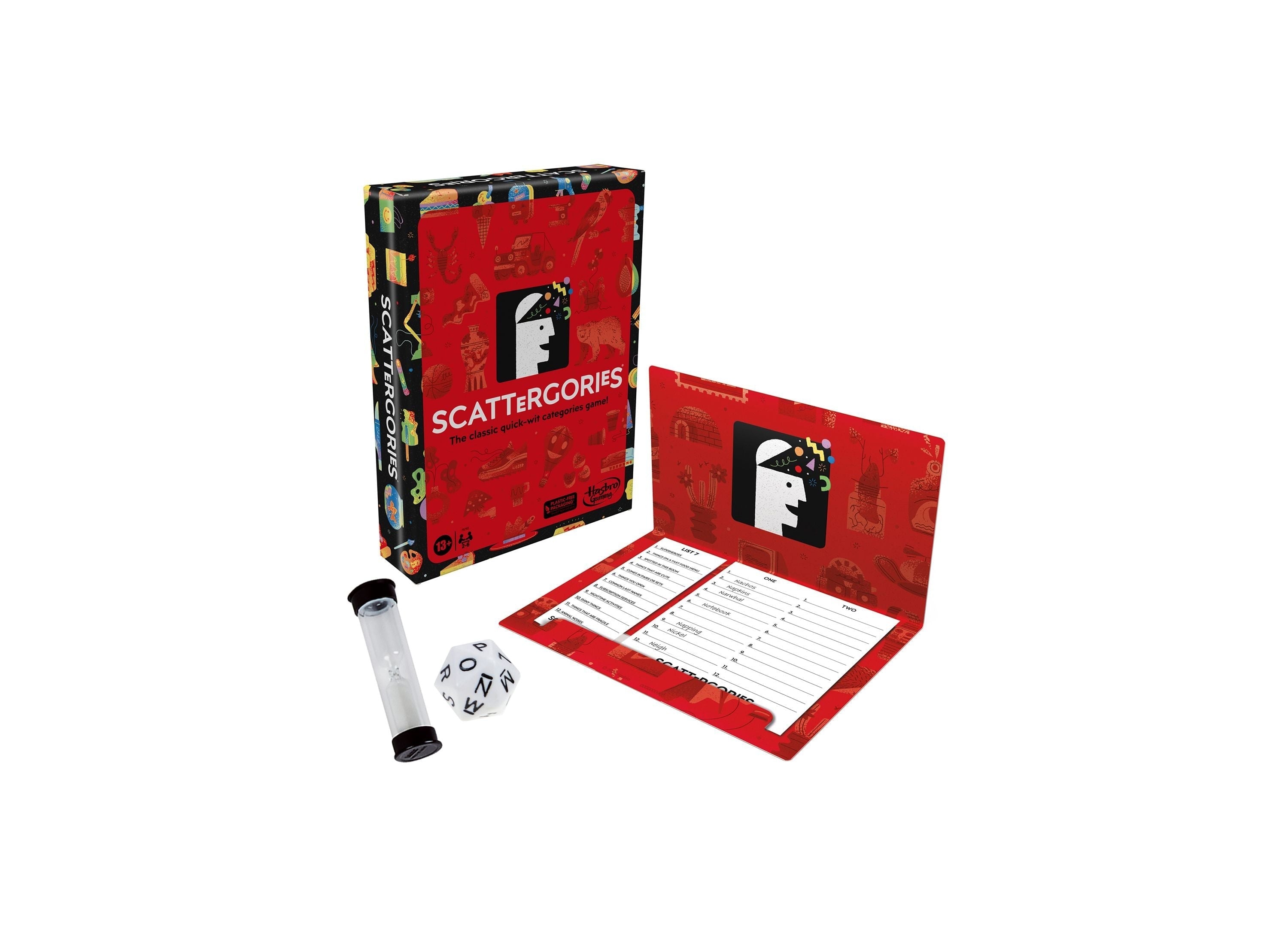 Hasbro Scattergories Classic Fast-Thinking Board Game