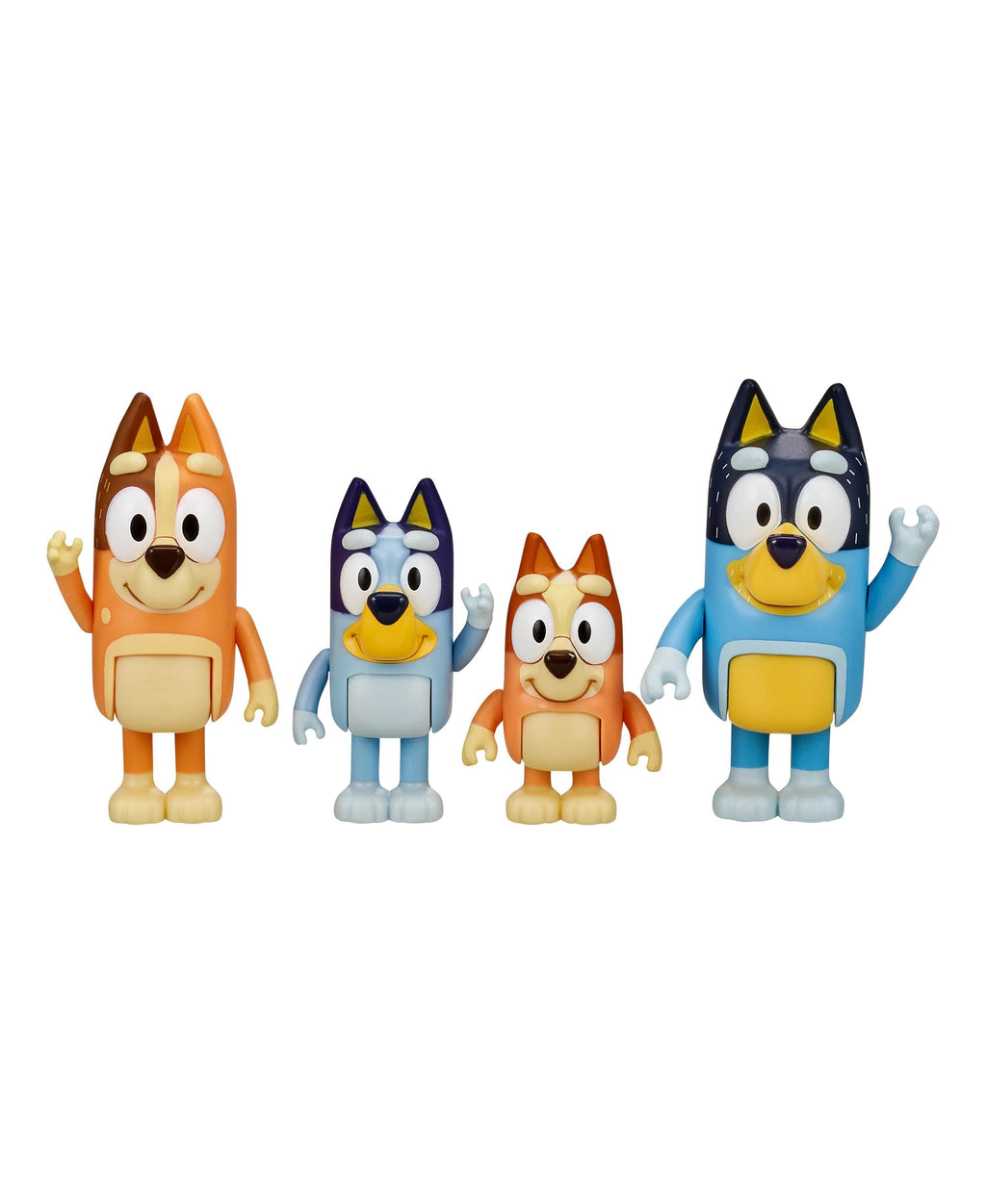 Bluey Figure Series 5 Set Of 4 Poseable Figures With New Expressions