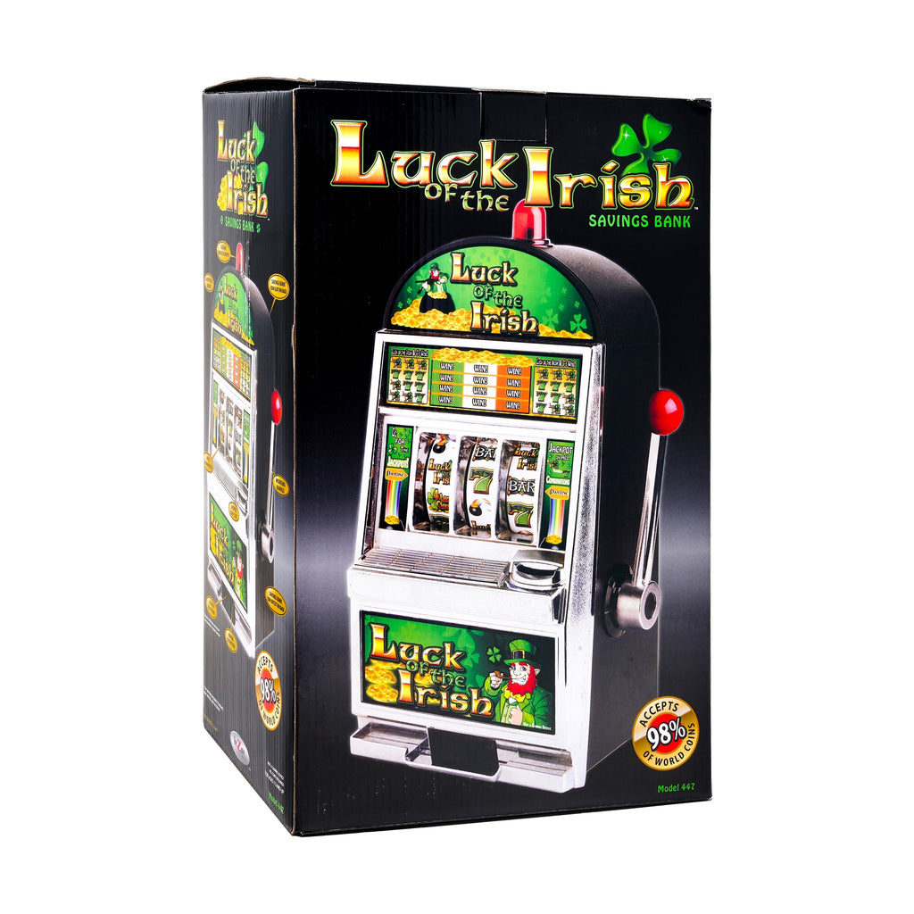 Luck of the Irish Slot Savings Bank - Whimsical Coin Collector