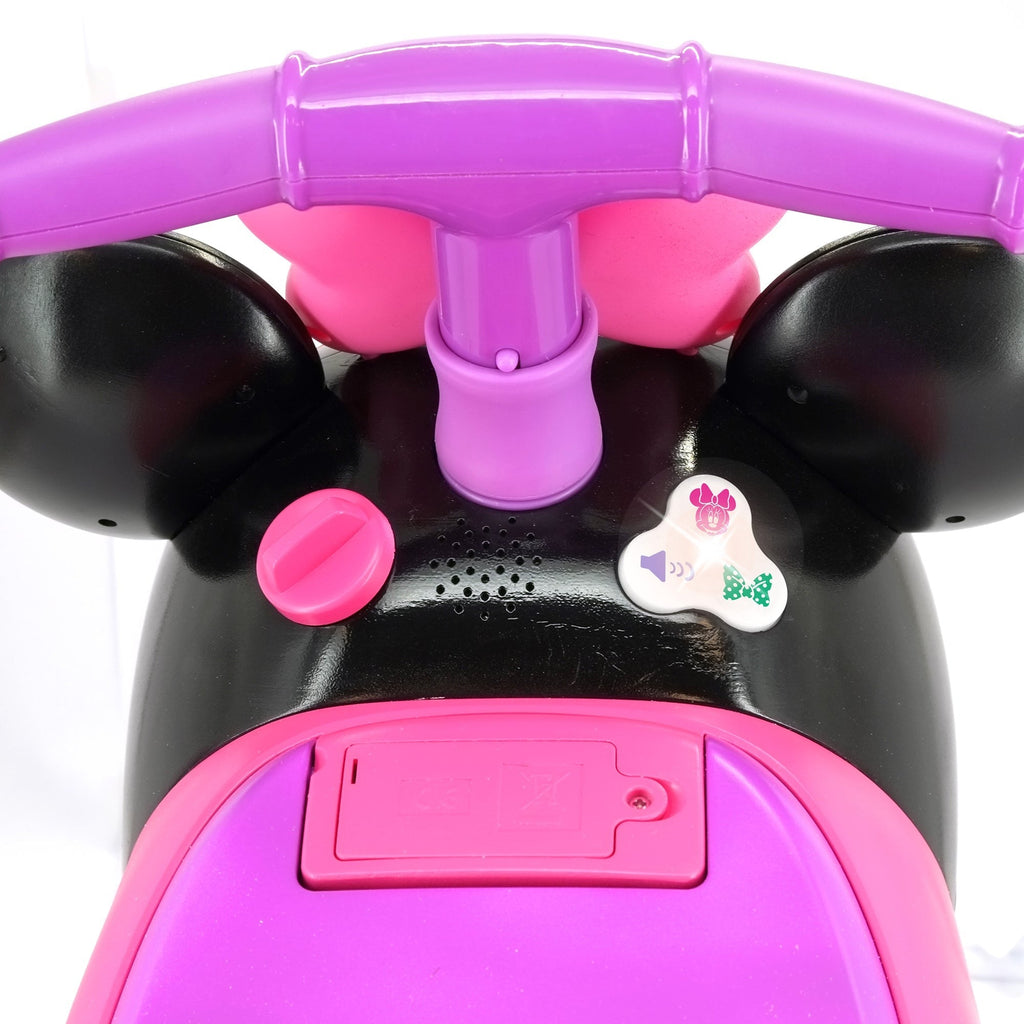 Kiddieland Disney Minnie Mouse Zoom Zoom Ride-On With Lights & Sounds