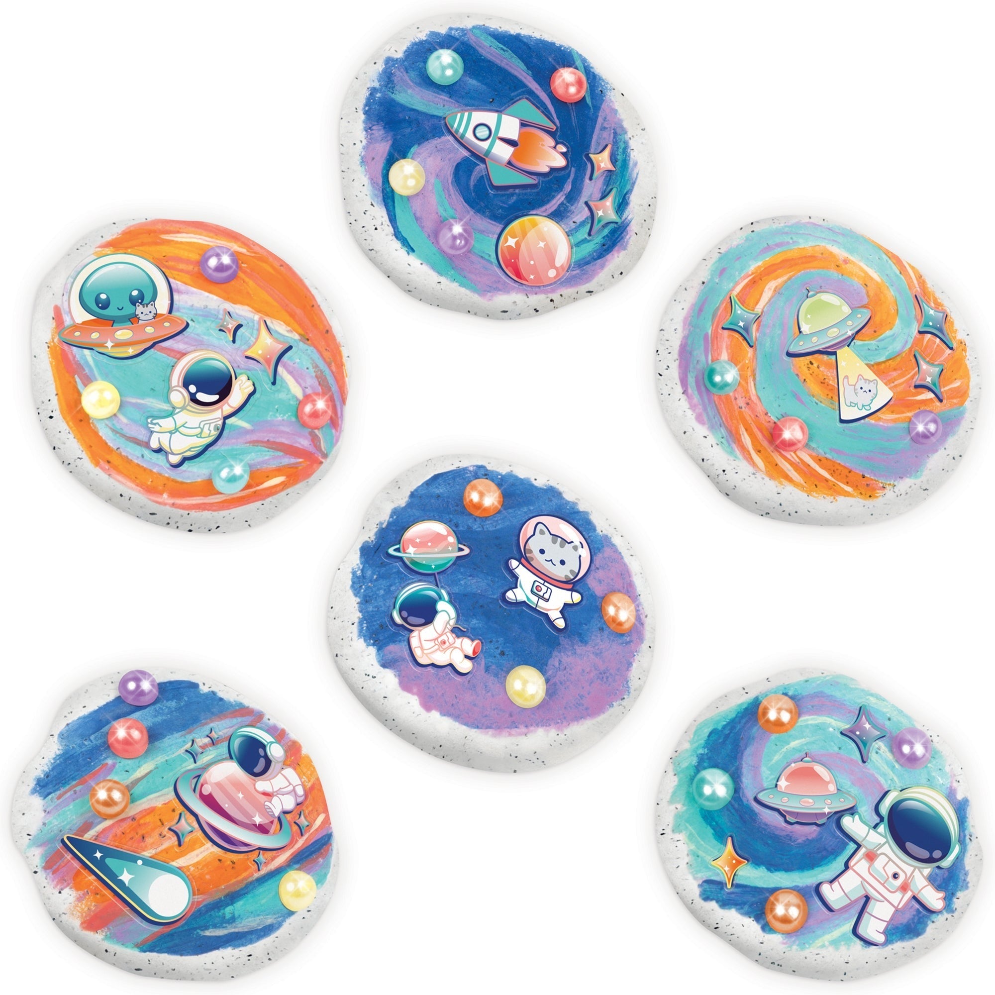 Make It Real Rock Dough Cosmic Creations Molding And Painting Craft Kit