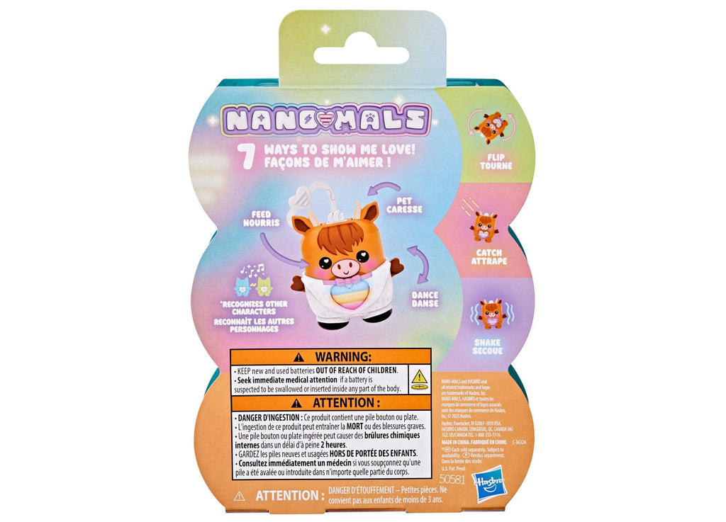 Nano-Mals Hasbro Cowbert The Highland Cow Interactive Pet Toy