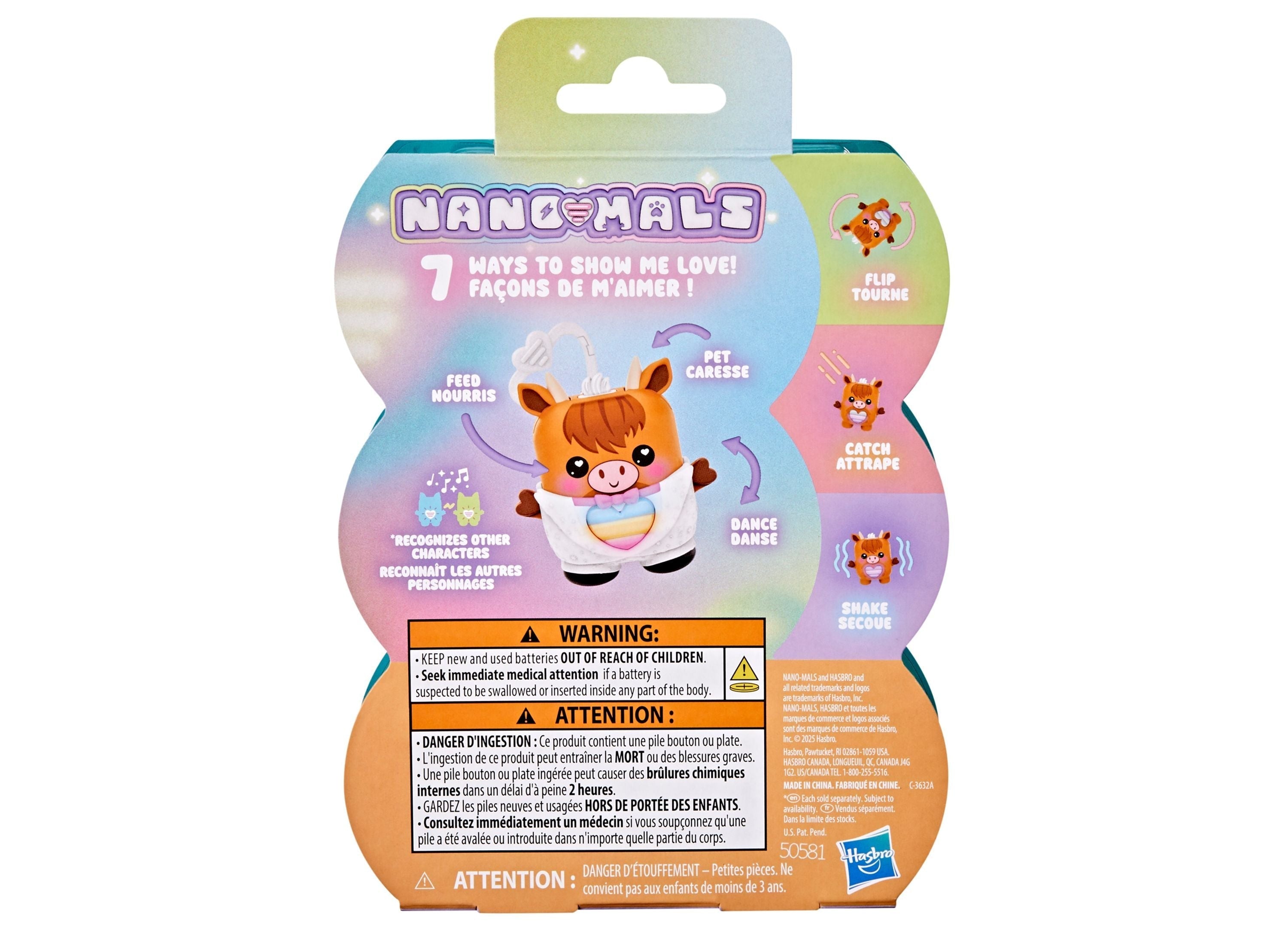 Nano-Mals Hasbro Cowbert The Highland Cow Interactive Pet Toy