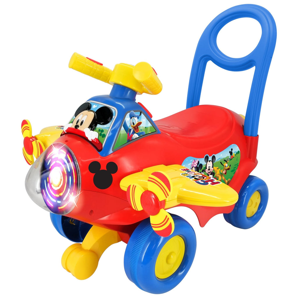Disney Mickey Mouse Activity Plane Ride-On With Lights And Sounds