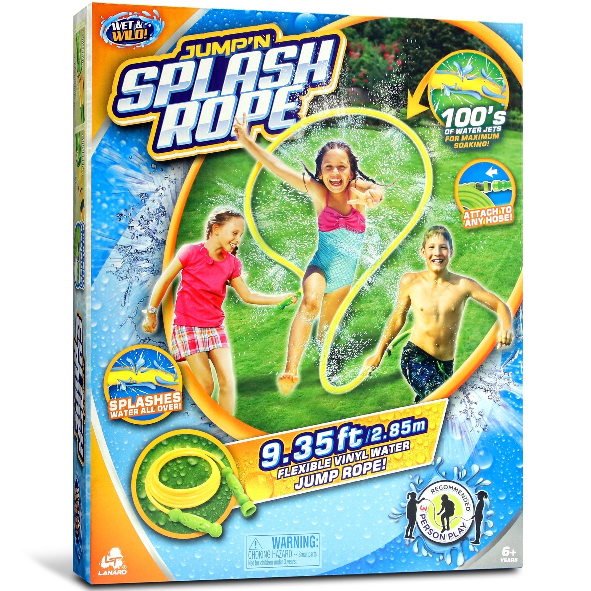 Jump 'N Splash Rope 9-Foot Water Spray Jump Rope
