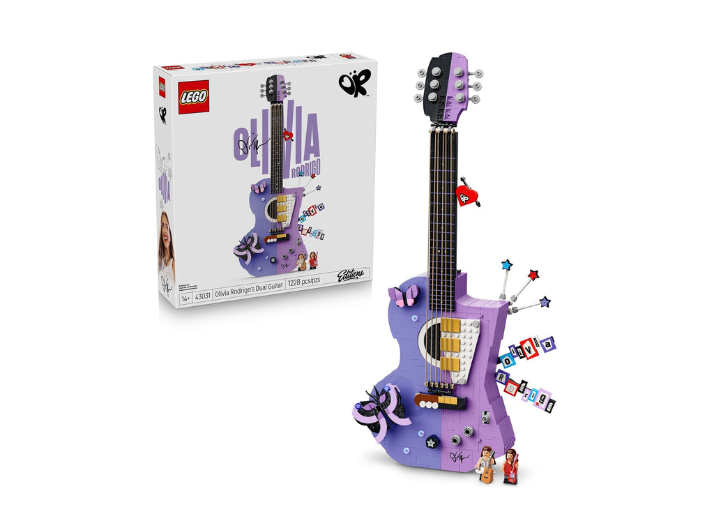 LEGO Olivia Rodrigo Dual Guitar 1228-Piece Collector's Building Set