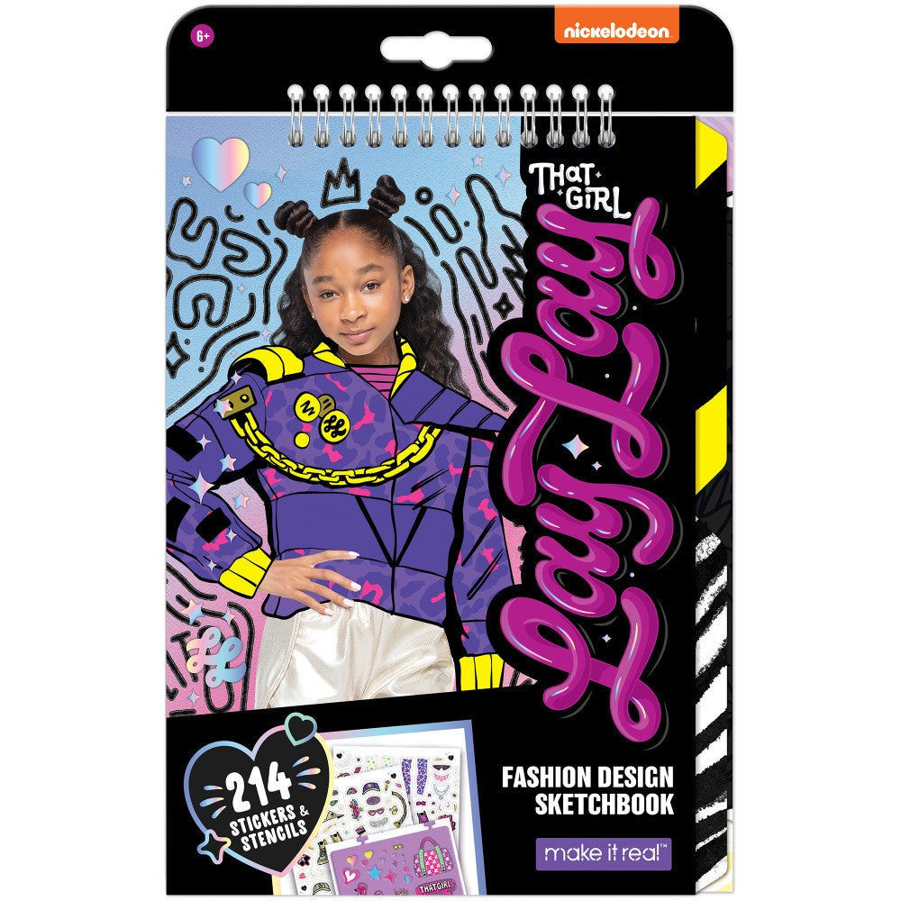 That Girl Lay Lay Fashion Design Sketchbook With 214+ Stickers And Stencils