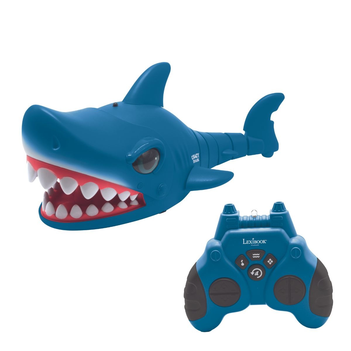 LEXIBOOK RC Shark – Remote controlled Crazy Shark with sound effects