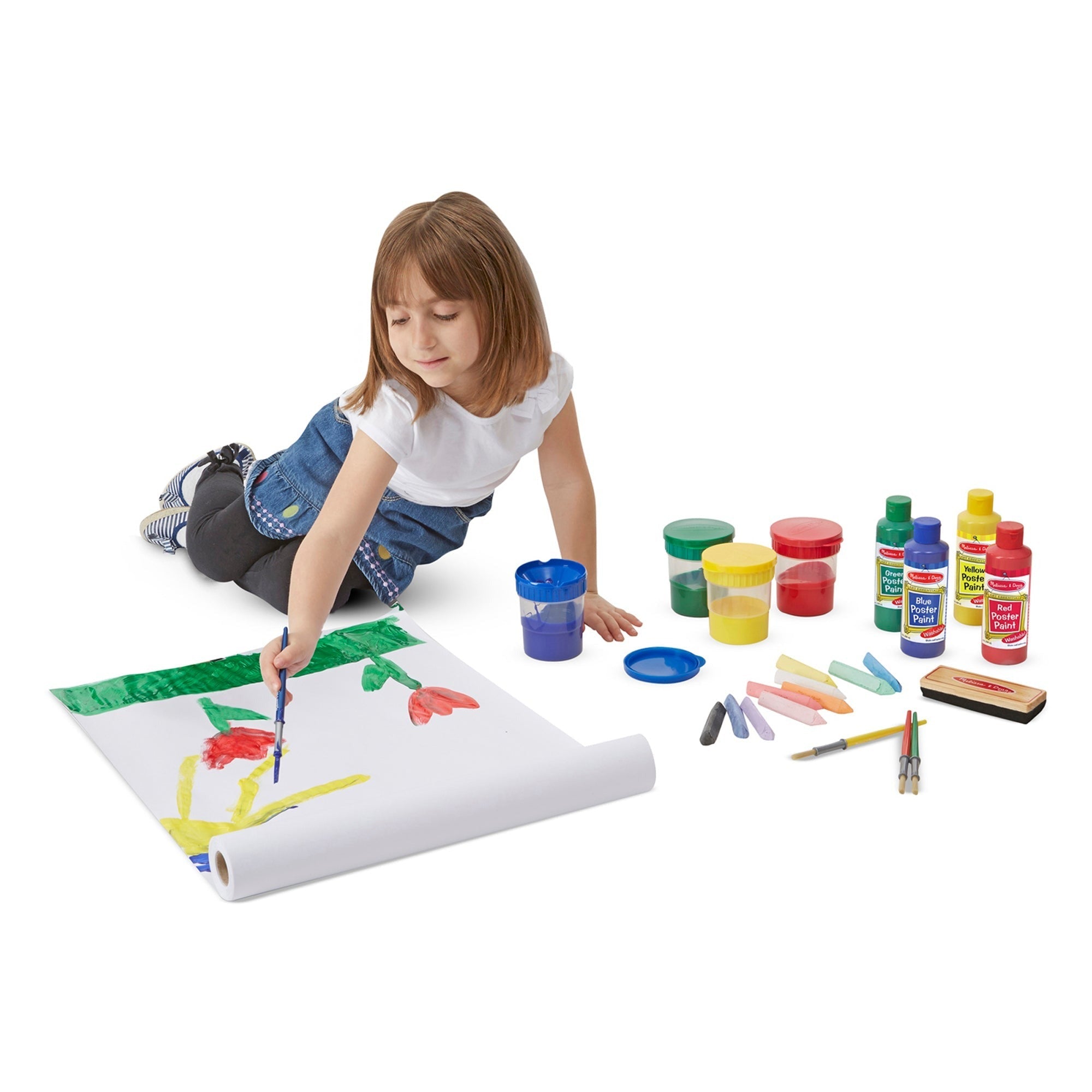 Melissa & Doug Vibrant Art Easel Companion Accessory Set
