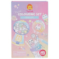 Tiger Tribe Kawaii Café Pastel Coloring Set - Activity Kit for Kids