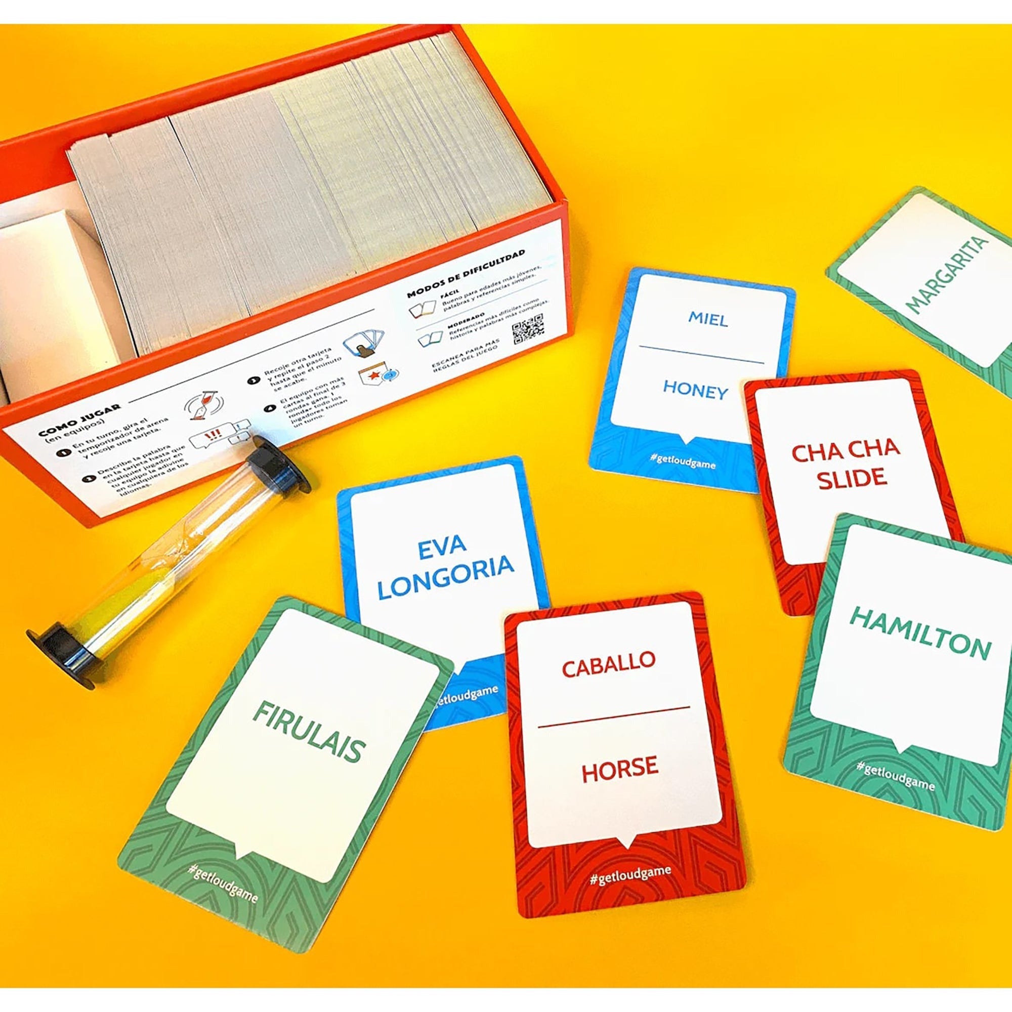 Tragos Get Loud Bilingual Word Guessing Party Game, Age 8+