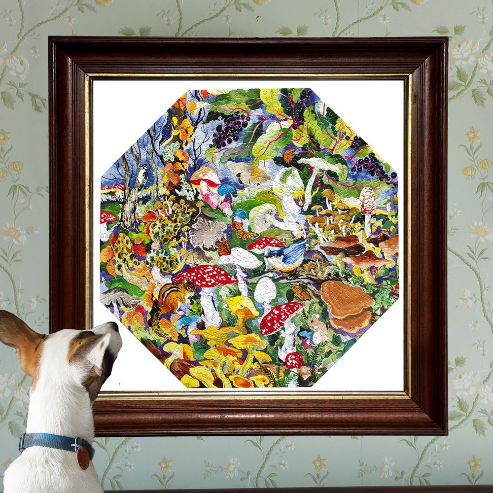 eeBoo Piece & Love: Poisonous Mushrooms Jigsaw - 500 pc
