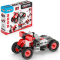Engino Creative Builder 10-In-1 Vehicles Set - 50 Pieces, Ages 6+