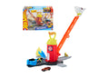 Hot Wheels City Super Fire Station Rescue Playset With 360-Degree Rotation