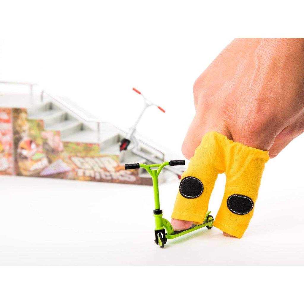 Grip & Tricks Mini Pro Blue Finger Scooter Deluxe Set