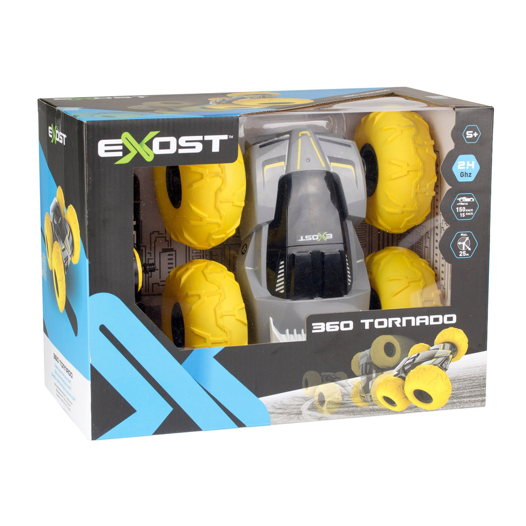 EXOST 360 Tornado Remote Control Car - High-Performance Stunts - Yellow