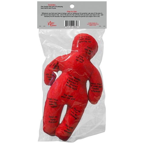 Bad Boss Voodoo Doll Stress-Relief Gag Gift