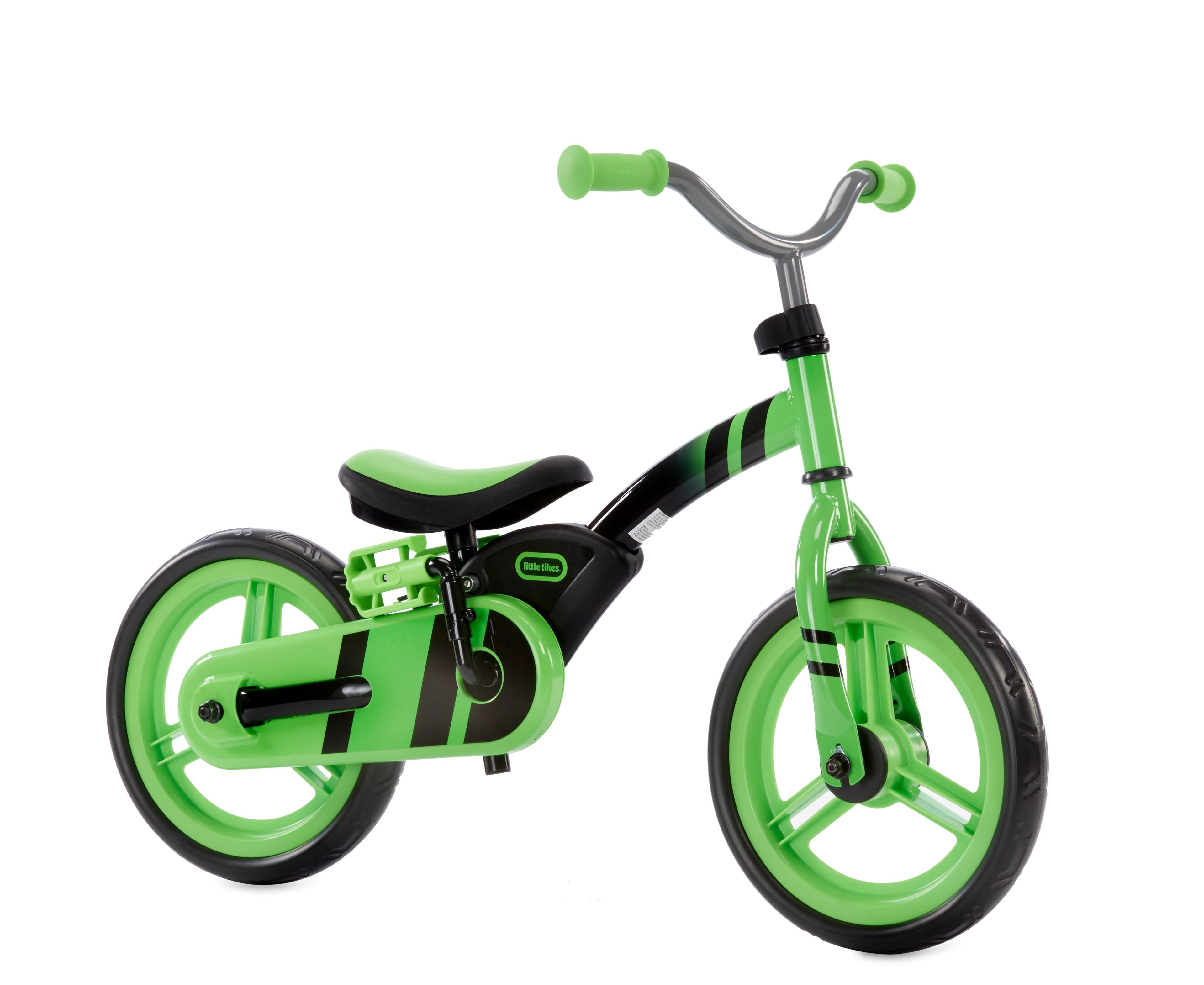 Boys 12 inch Green My First Balance-to-Pedal Convertible Bike