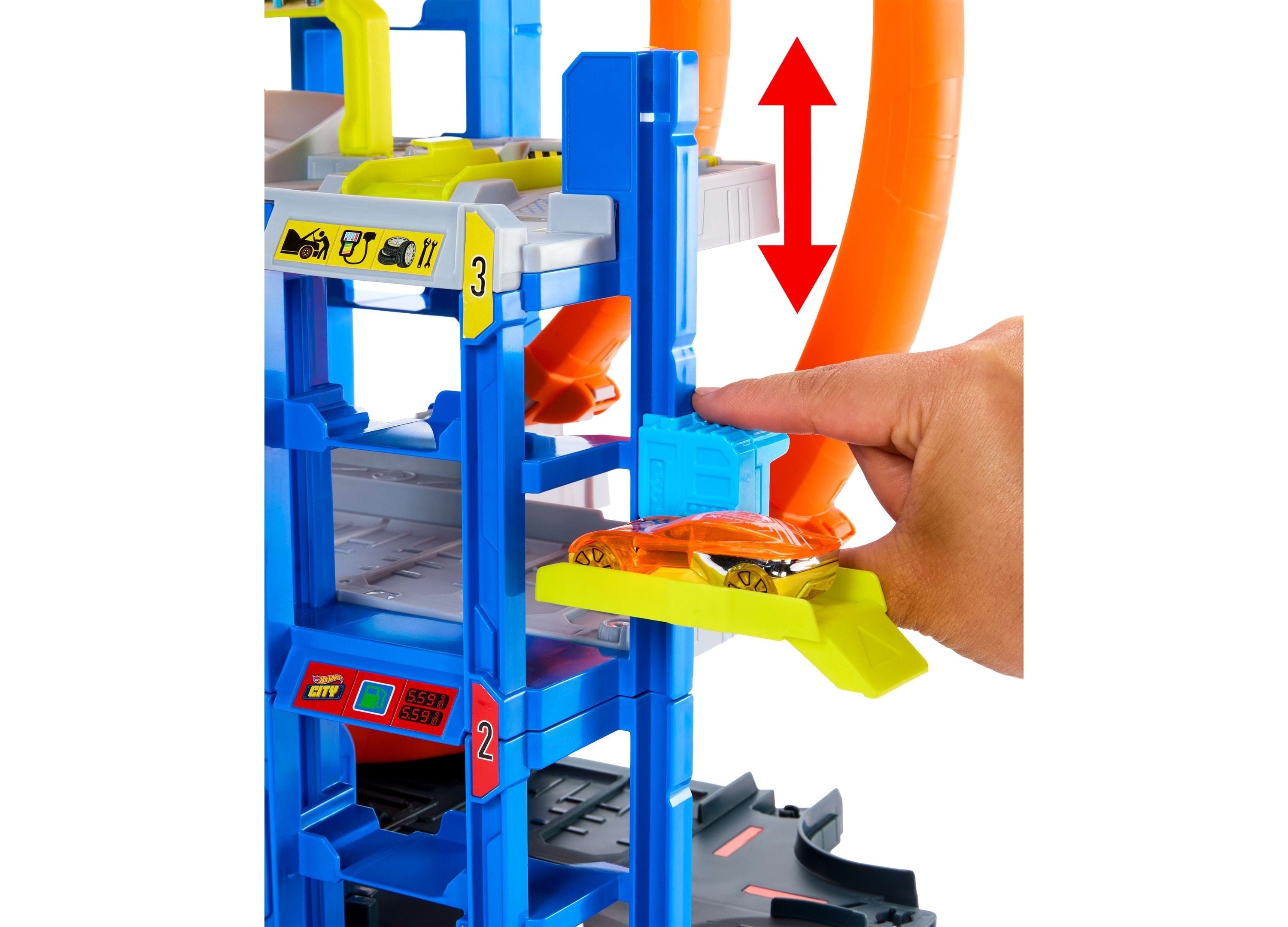 Hot Wheels Mega Loop Garage - Ultimate Racing Playset