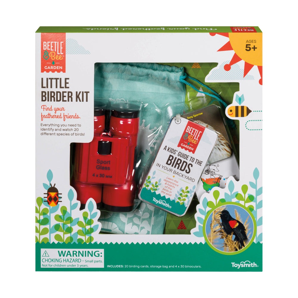 Beetle & Bee Garden 4x30 Little Birder Binoculars Kit