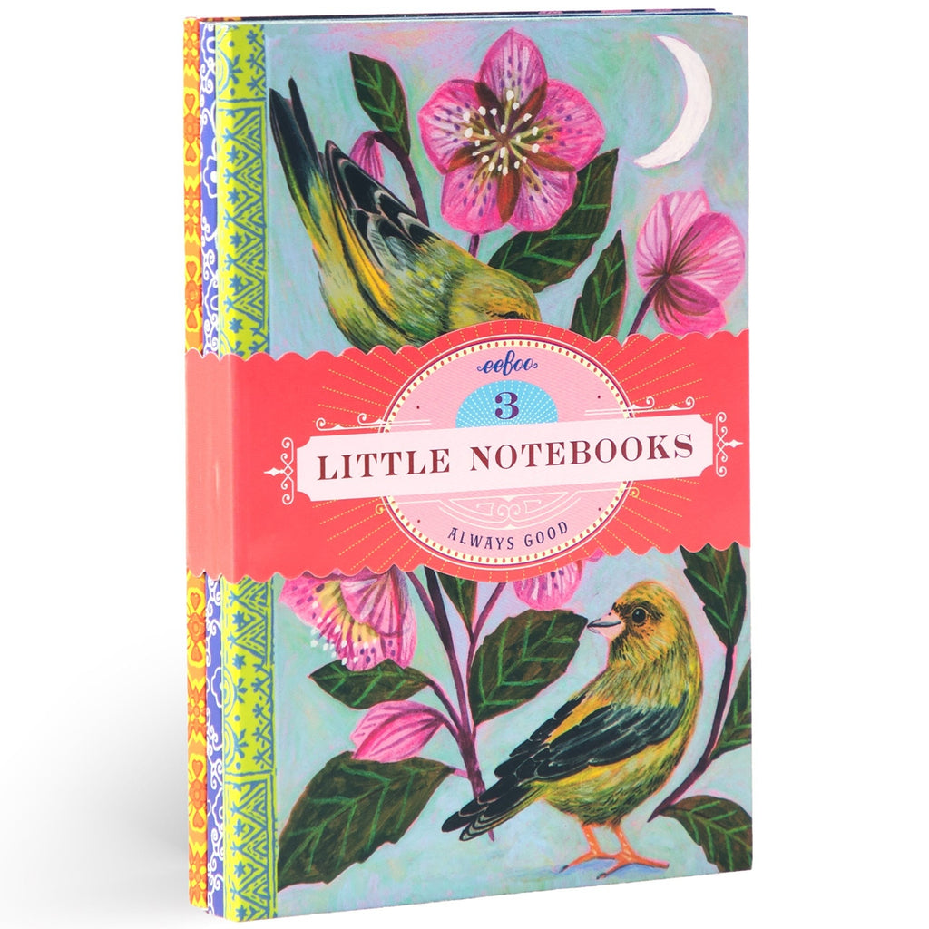 Eeboo Piece & Love Birds Notebook Set With 3 Journals