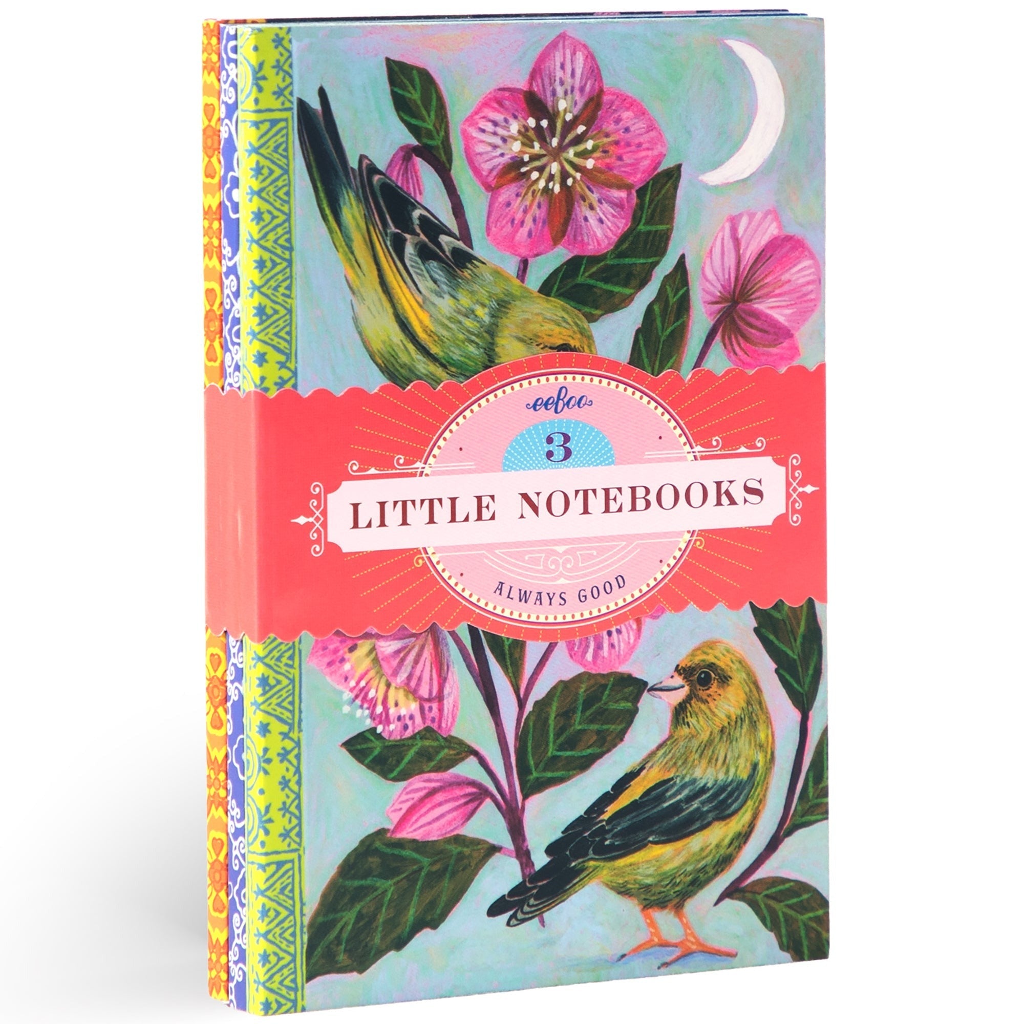 Eeboo Piece & Love Birds Notebook Set With 3 Journals