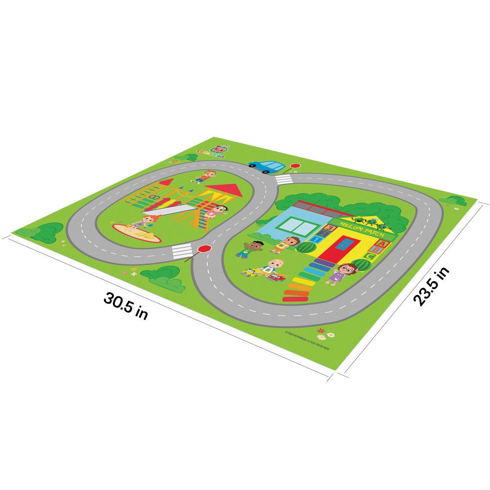 Imaginmat Deluxe Cocomelon Interactive Playmat & Toy Car Set