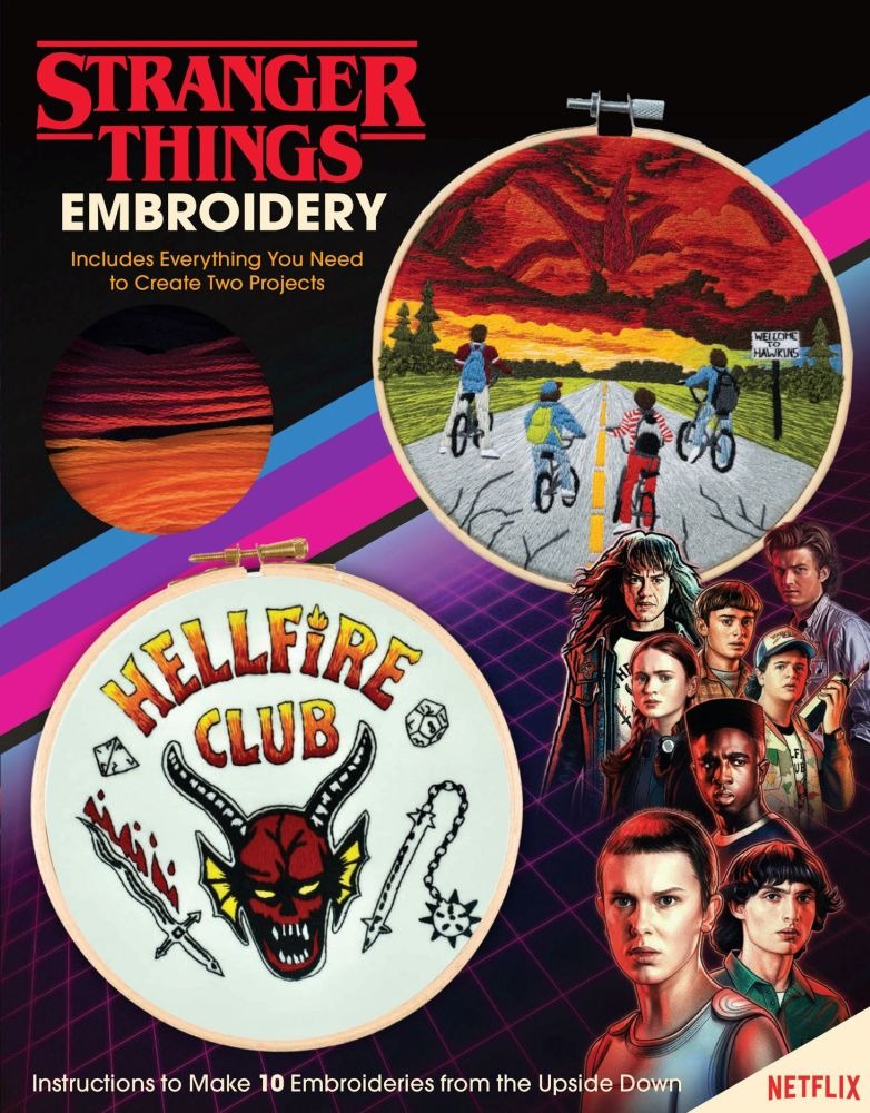 Stranger Things Embroidery Kit - Complete DIY Crafting Set