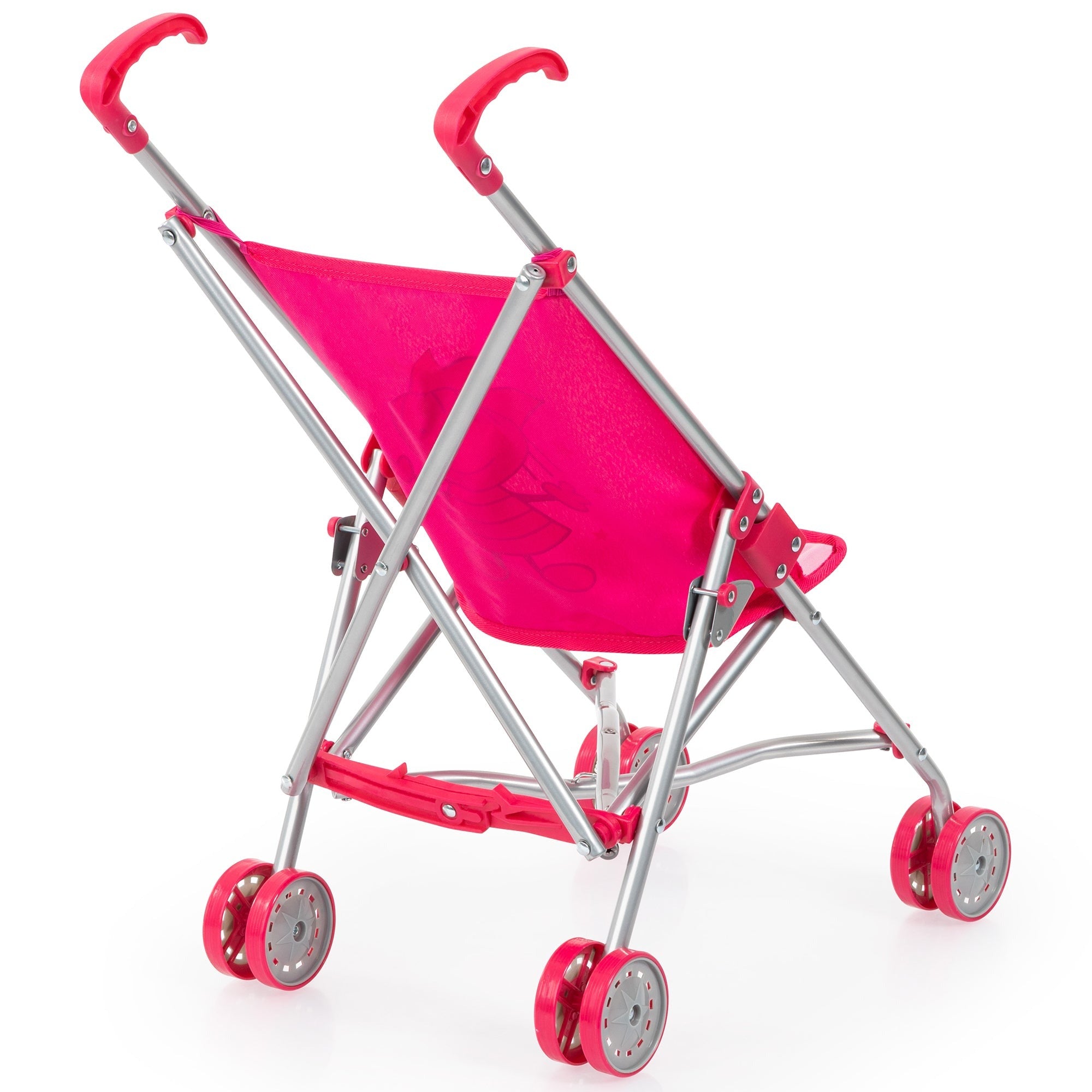 Bayer Design Princess Doll Buggy - Hot Pink, For Dolls Up To 18", Ideal for Kids Aged 3+