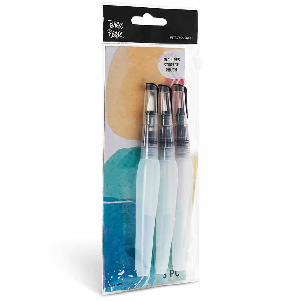 Brea Reese 3-Piece Water Brush Set With Built-In Reservoirs