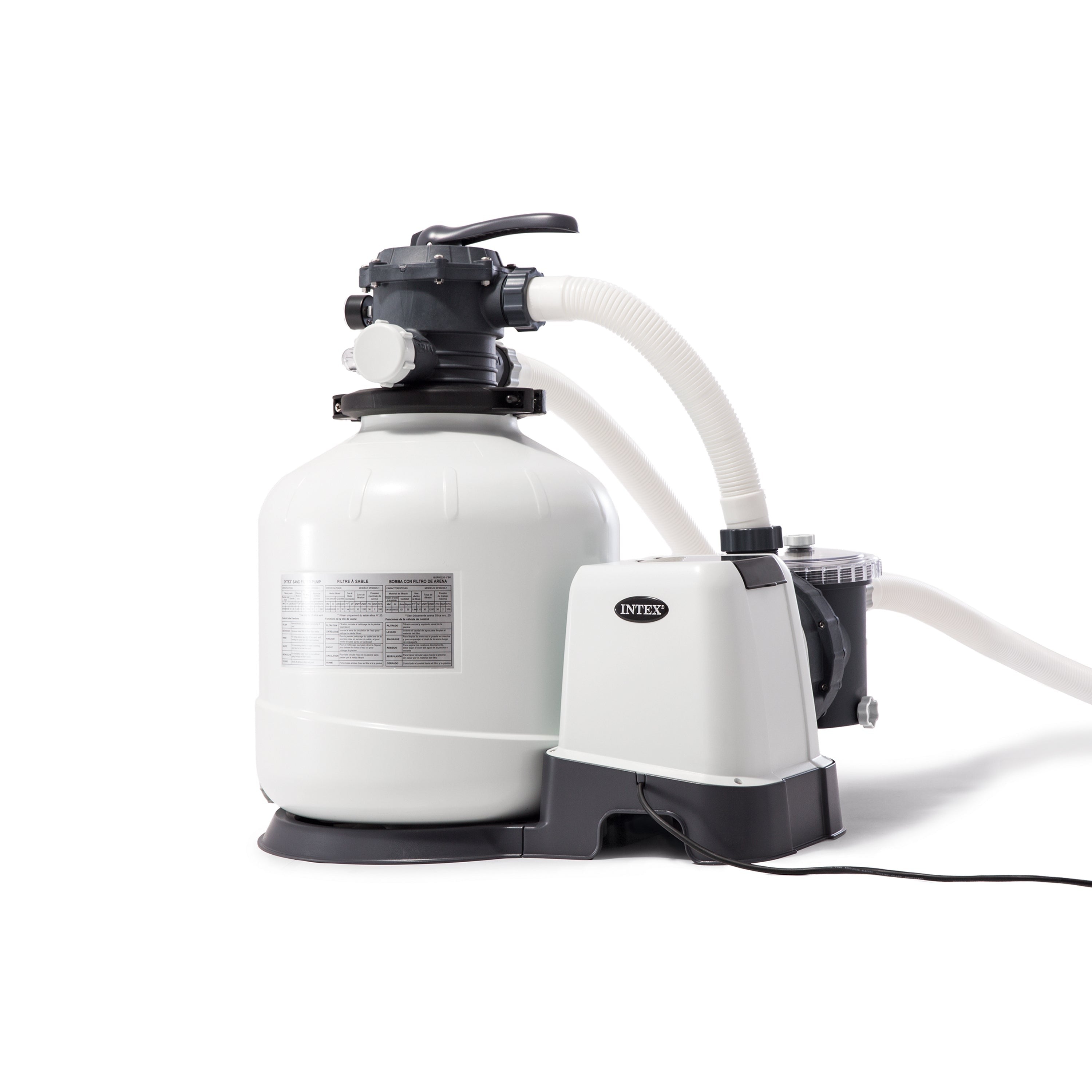3000 GPH Sand Filter Pump With Timer And GFCI For Above Ground Pools