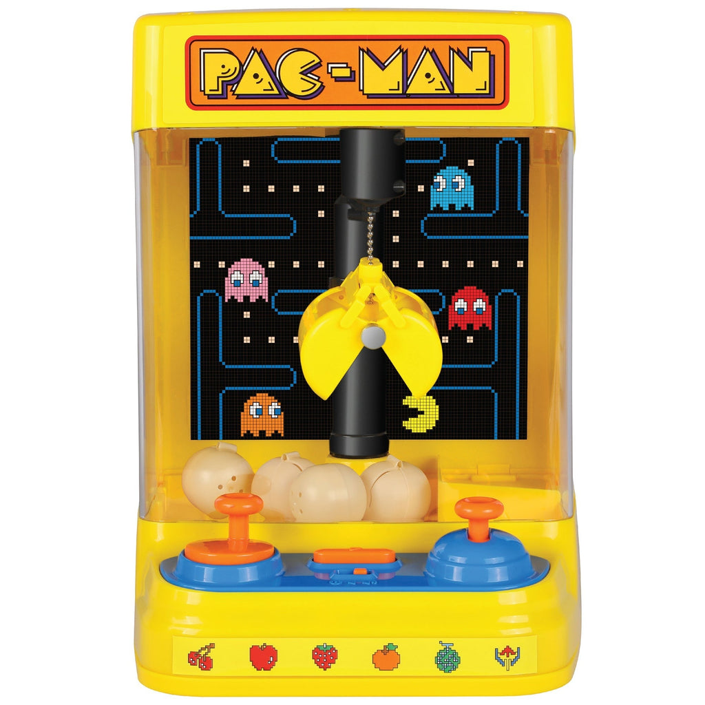 Pac-Man Tabletop Claw Crane Arcade Game With Lights And Sound