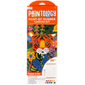 OOLY Paintology Canvas Paint-by-Number Kit - Tiger Eyes - DIY Art, Ages 8+