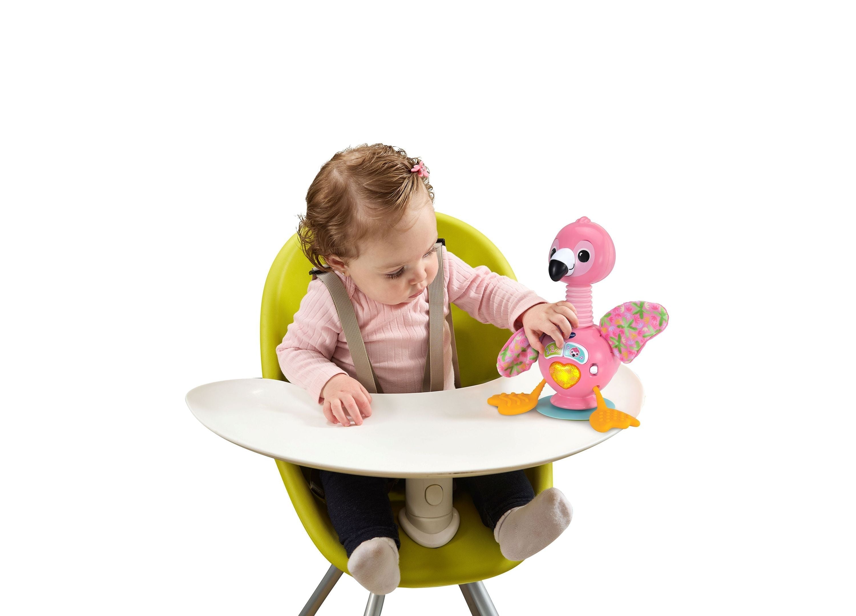 VTech Baby Bounce & Bobble Flamingo With Suction Base