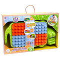 Roo Crew Crocodile Block Activity Station - Eco Wood, 29 Pieces, Ages 2+