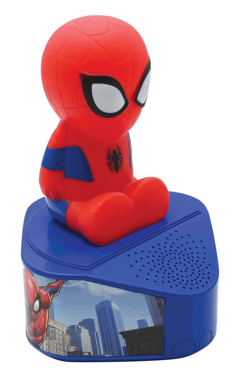 Marvel Spider-Man Illuminating Bluetooth Speaker - Light-Up Eyes - Red