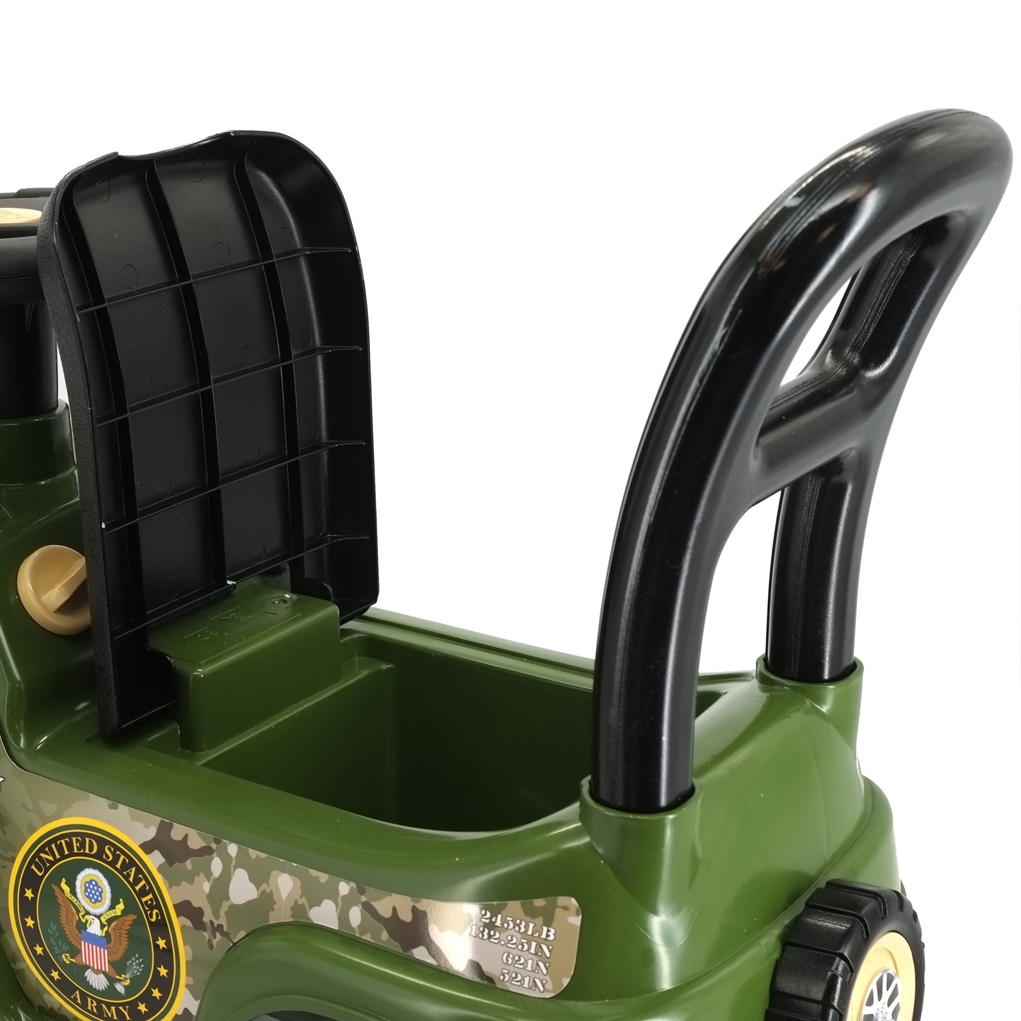 Kiddieland - Lights N' Sounds Activity Truck - U.S. Army Ride-On
