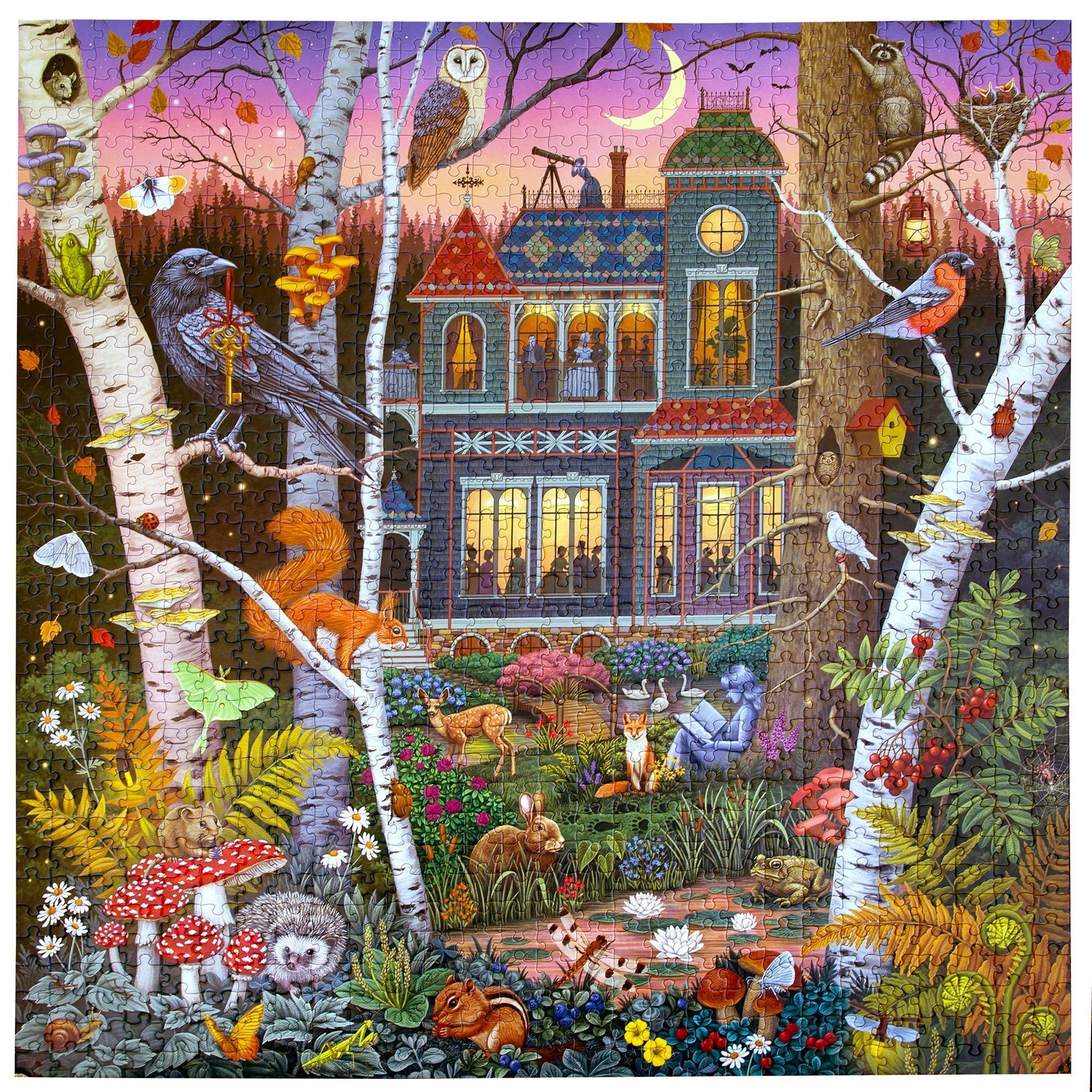eeBoo Piece & Love Alchemist's Forest 1000-Piece Jigsaw Puzzle